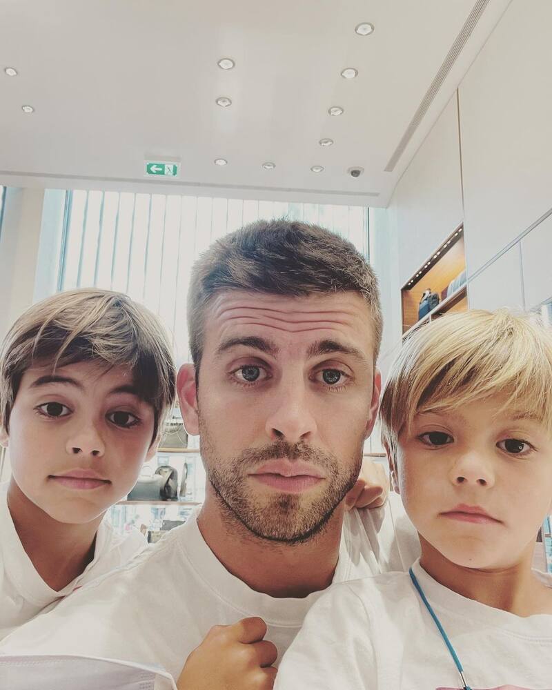 Gerard Piqué disfrutó de un juego con su hijo mayor - Créditos: Instagram