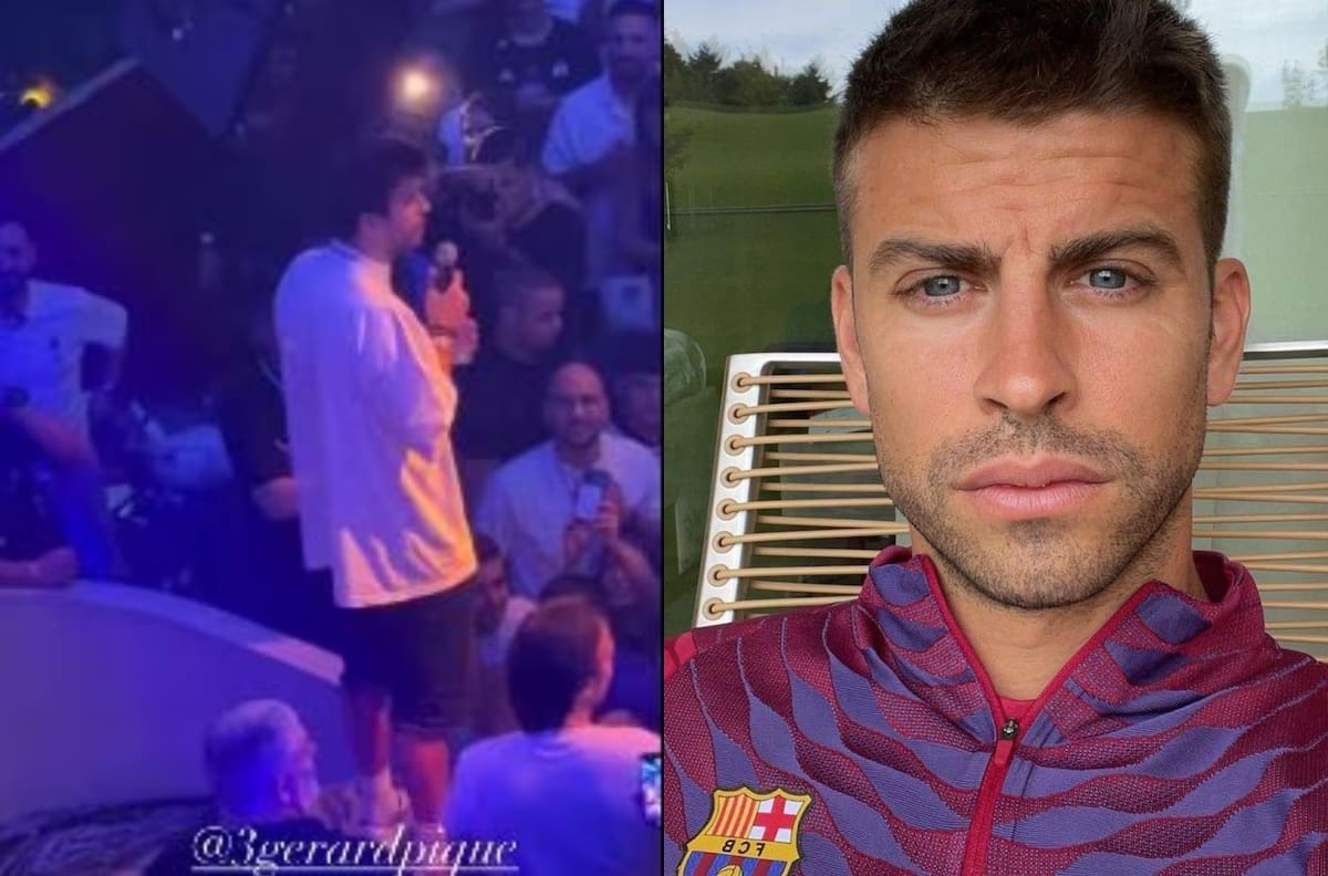 Gerard Piqué perdió el control frente a los fans que corearon el nombre de Shakira en un club de Madrid