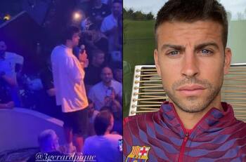 Gerard Piqué perdió el control frente a los fans que corearon el nombre de Shakira en un club de Madrid