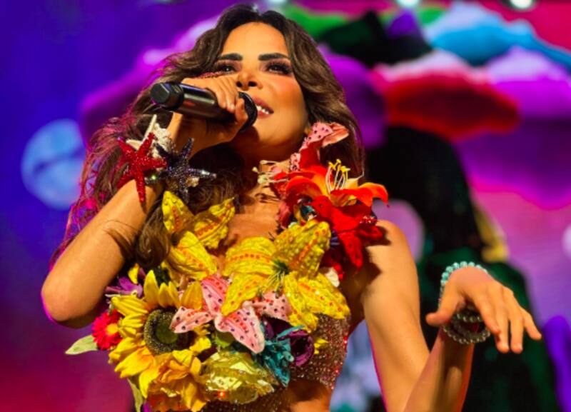 Gloria Trevi sufrió un accidente sobre el escenario - Créditos: Instagram