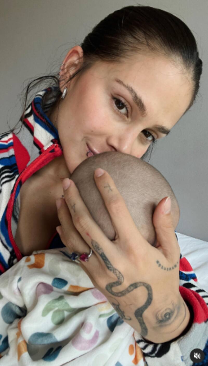 Greeicy enternece a sus fans con imágenes de su hijo mientras ella trabaja - Créditos: Instagram