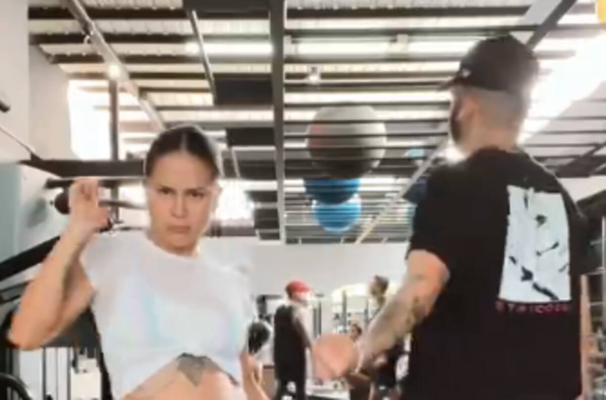 Con avanzado embarazo, Greeicy Rendón no para de contonear las caderas