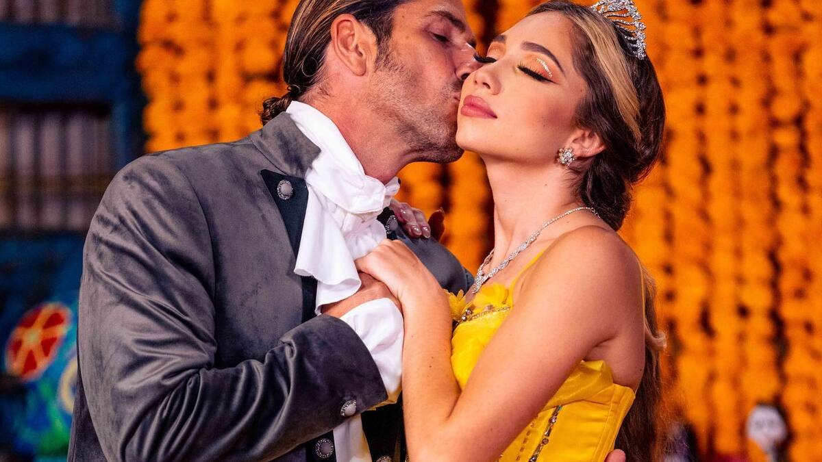 La tierna foto de Luna Pernía con su papá con la cual cautivó a sus seguidores