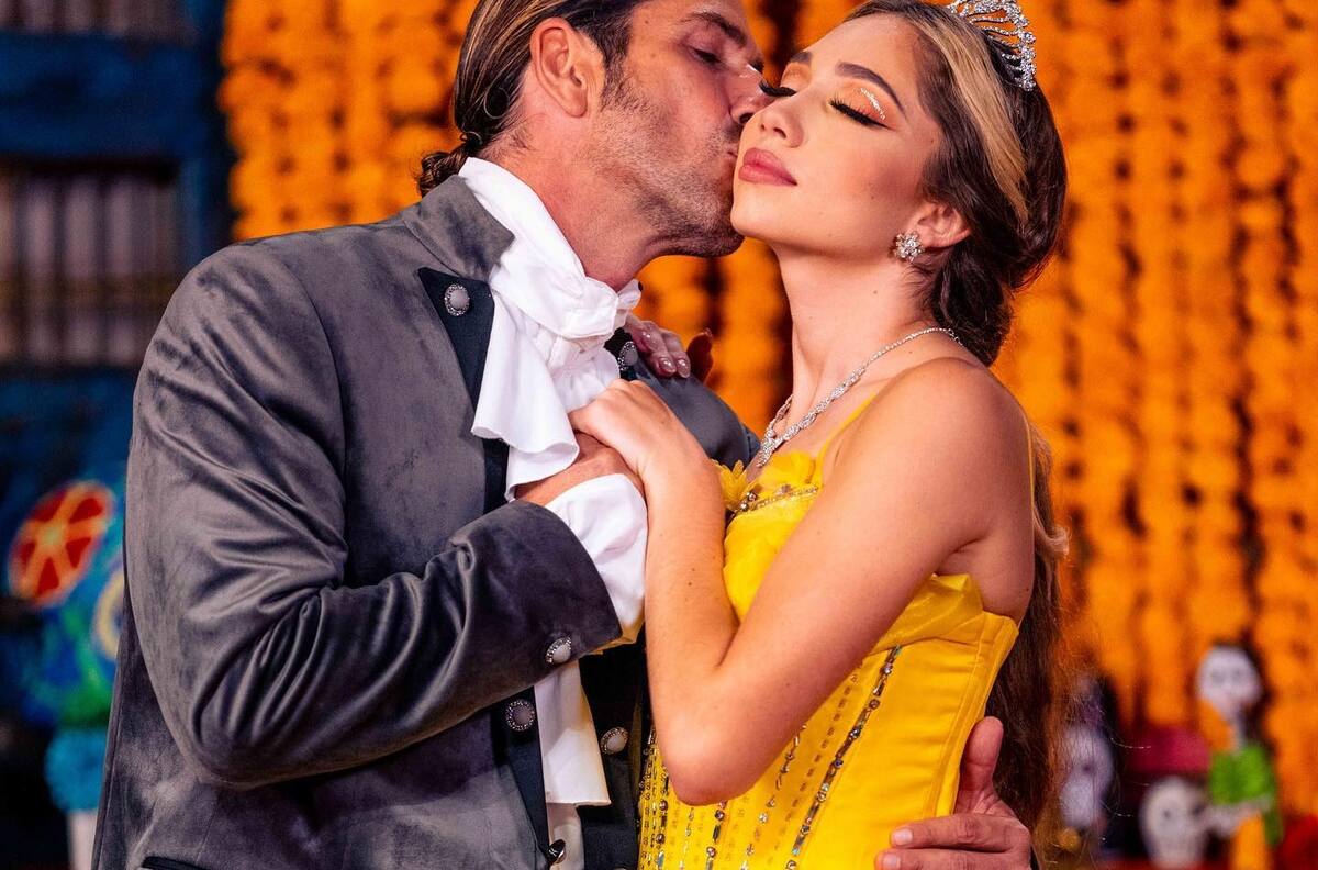 La tierna foto de Luna Pernía con su papá con la cual cautivó a sus seguidores