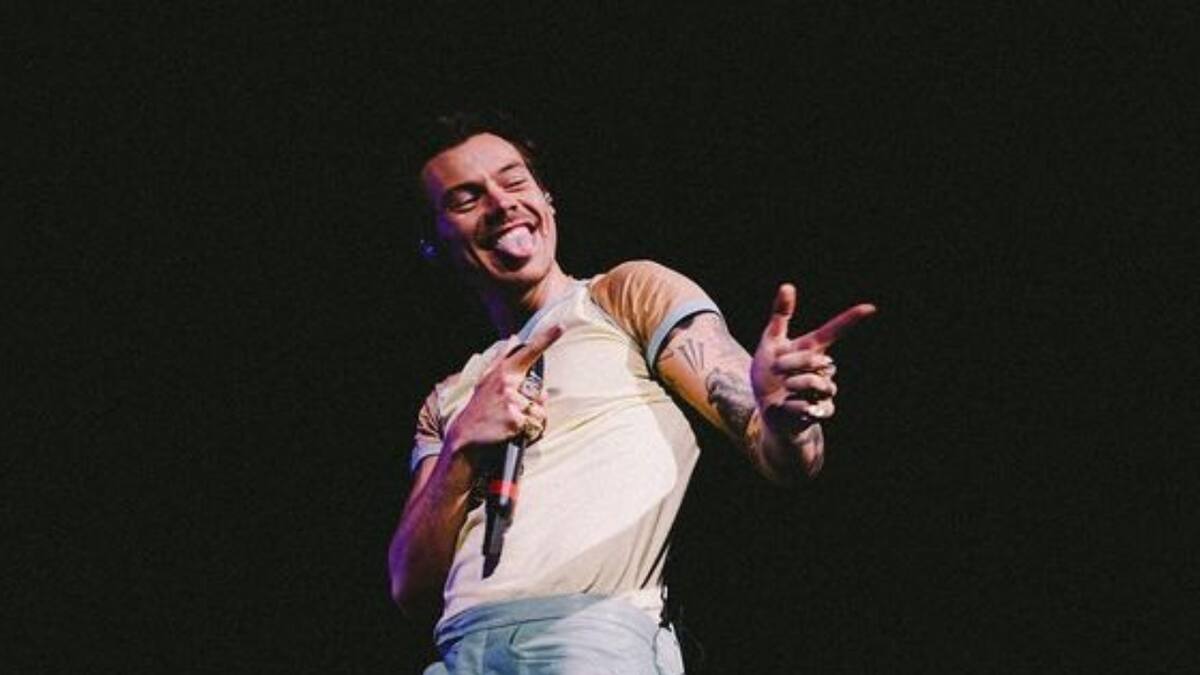 Harry Styles fue golpeado en el ojo por un objeto volador durante su concierto en Viena