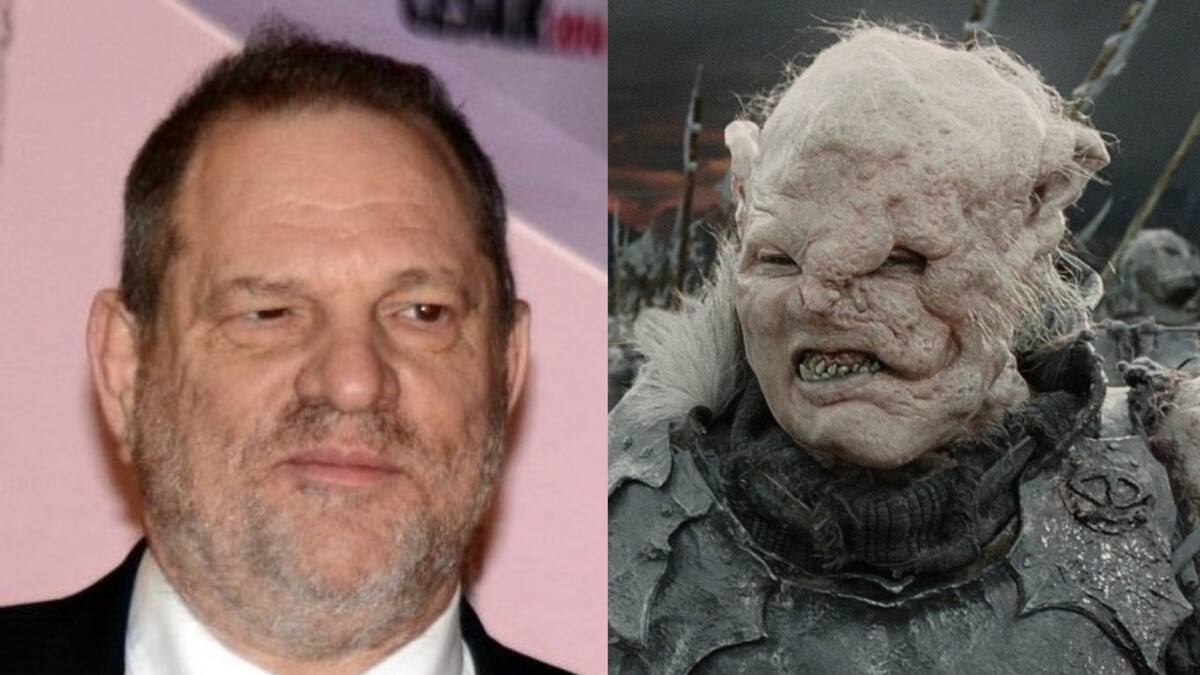 Un orco de 'El Señor de los Anillos' estuvo inspirado en Harvey Weinsten; esta fue la razón