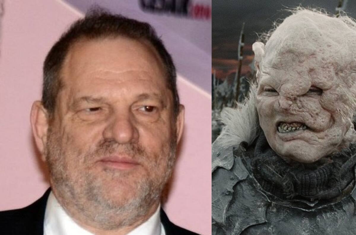 Un orco de 'El Señor de los Anillos' estuvo inspirado en Harvey Weinsten; esta fue la razón