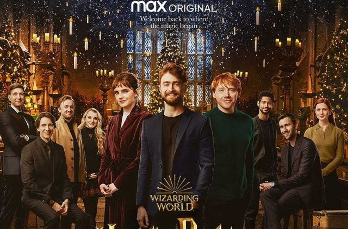 HBO lanza el póster oficial del reencuentro de Harry Potter con Emma, Daniel y Rupert