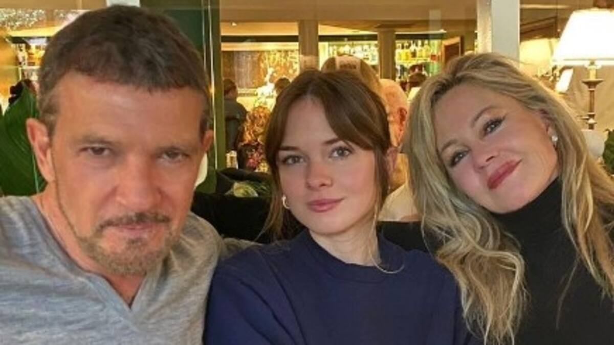 Hija de Antonio Banderas motiva reecuentro del actor con su ex Melanie Griffith en Los Ángeles