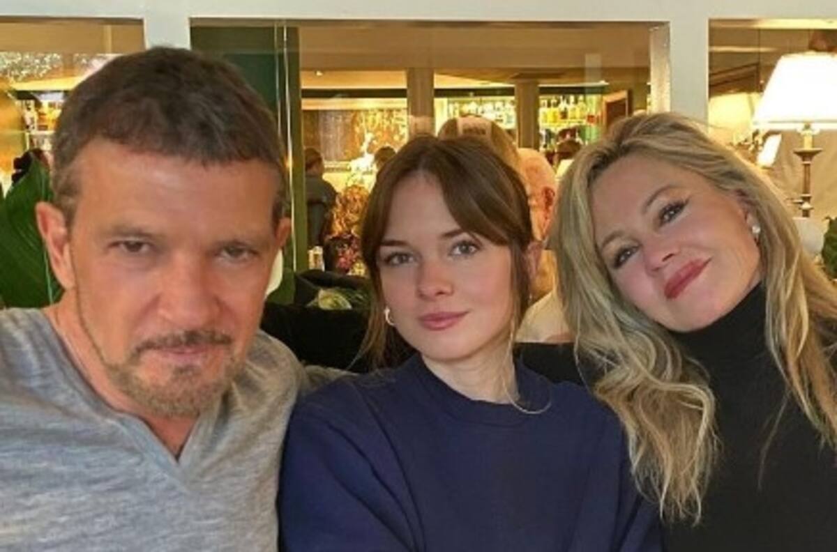 Hija de Antonio Banderas motiva reecuentro del actor con su ex Melanie Griffith en Los Ángeles
