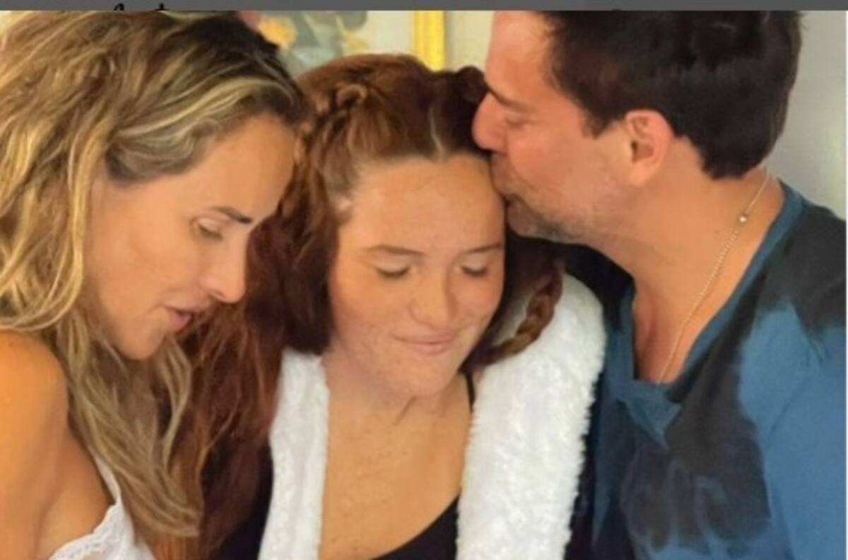 Cristian de la Fuente envía conmovedor mensaje a su hija tras salir del hospital