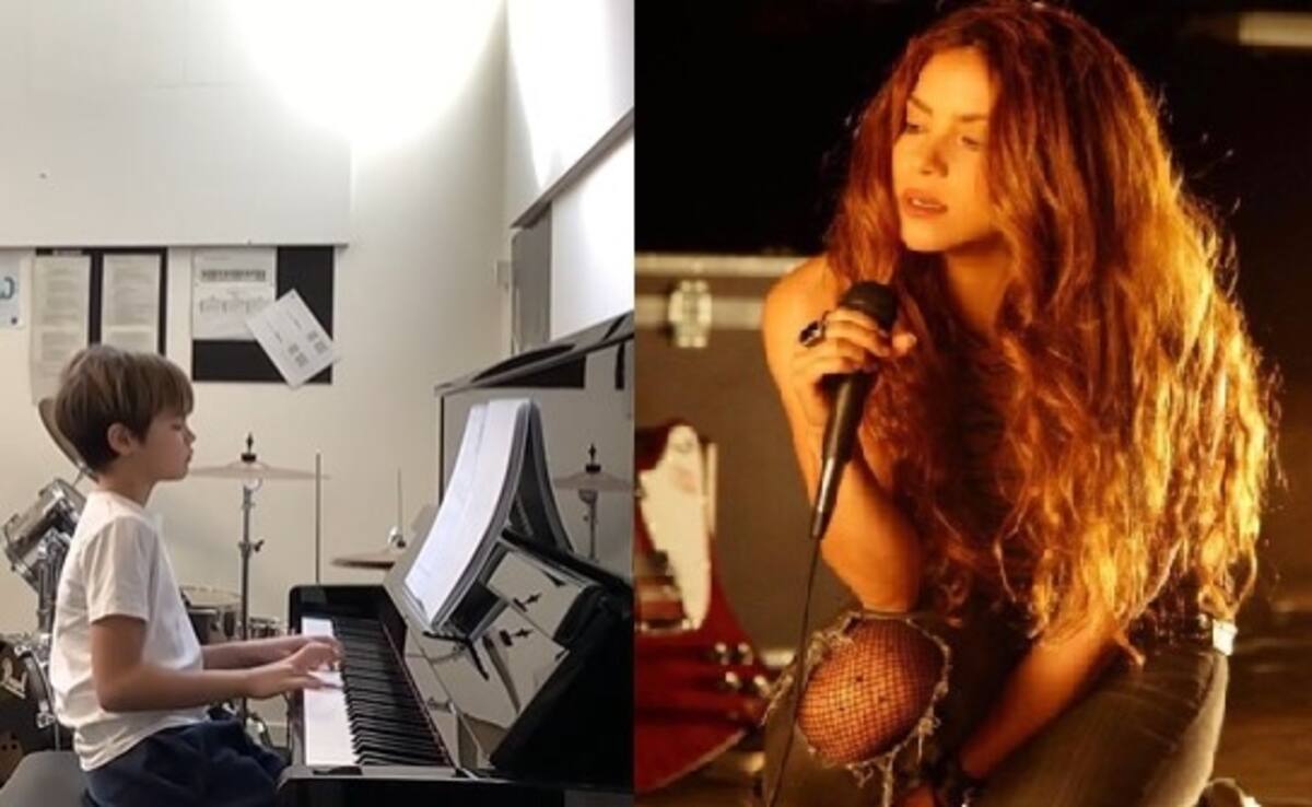 Hijo de Shakira demuestra que "tiene dedos para el piano" Milan y su madre, la famosa cantante colombiana - Créditos: Instagram