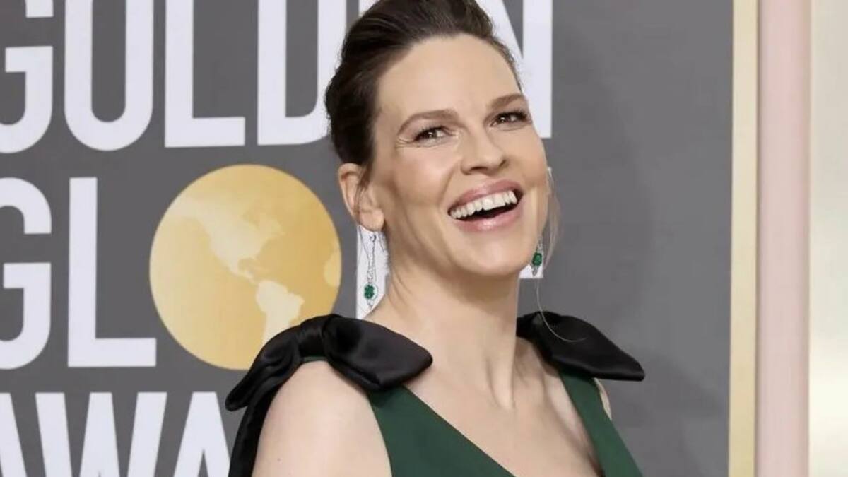 Hilary Swank posó sin ropa para sesión antes de tener a sus bebés a los 48 años