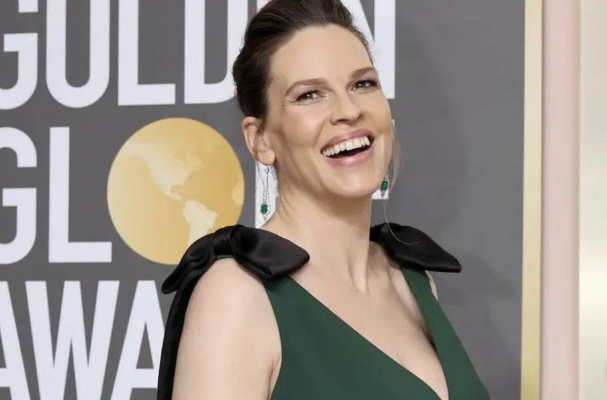 Hilary Swank posó sin ropa para sesión antes de tener a sus bebés a los 48 años