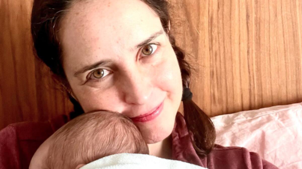 Irán Castillo presume cómo ha crecido su bebé a cuatro meses de nacer