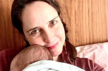 Irán Castillo presume cómo ha crecido su bebé a cuatro meses de nacer