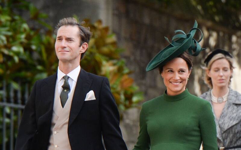 James Matthews junto a su esposa Pippa Middleton, hermana de la princesa de Gales, Kate Middleton.