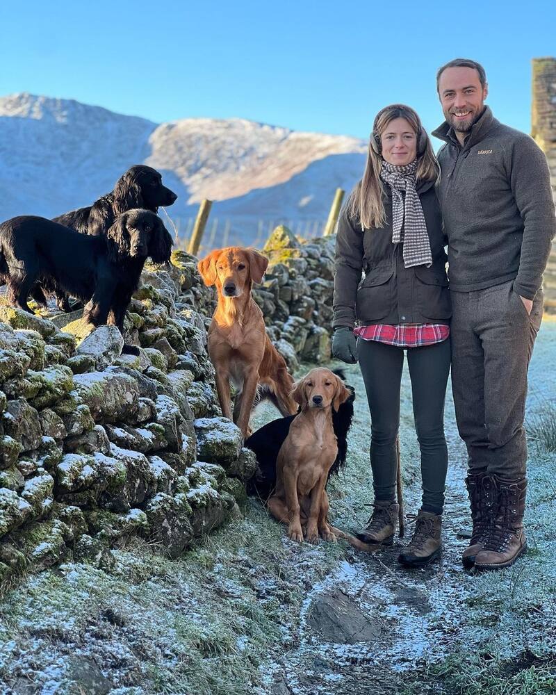 James Middleton se tuvo que despedir de su mascota Ella - Créditos: Instagram