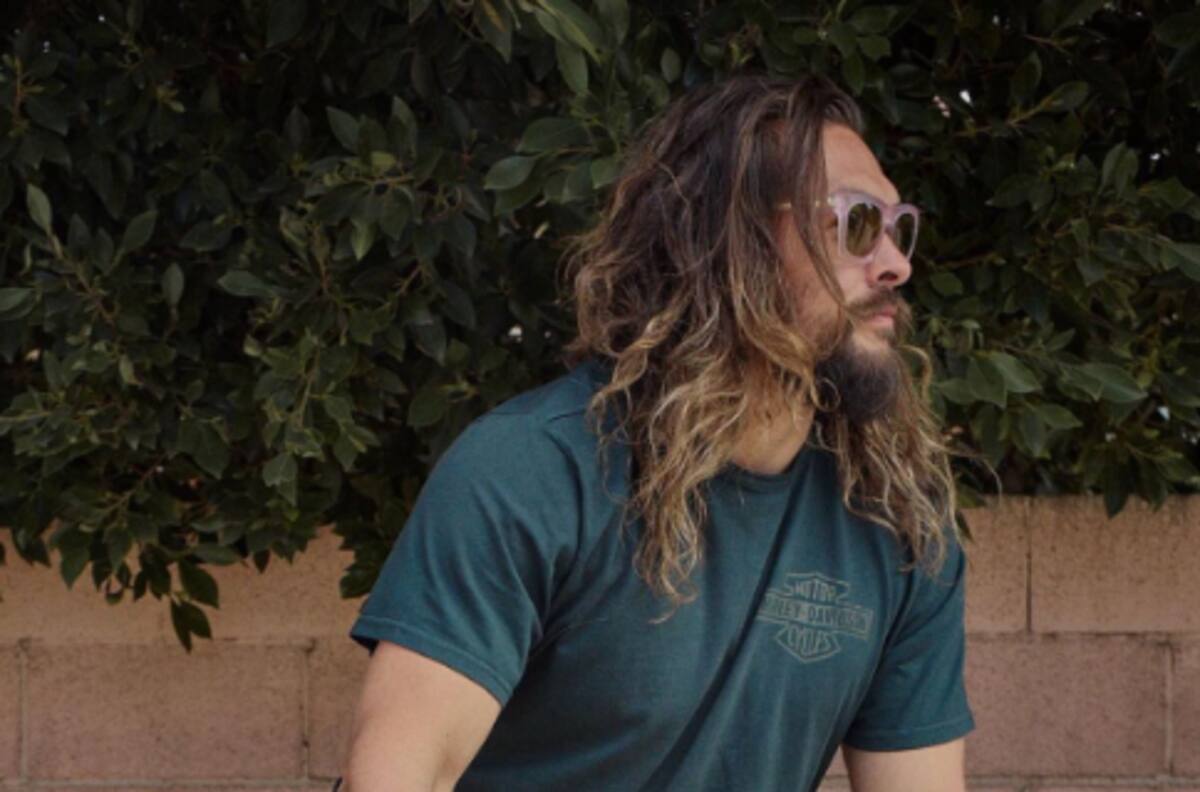 Jason Momoa se convierte en sobrecargo de un vuelo y causa revuelo detalle en su cabello