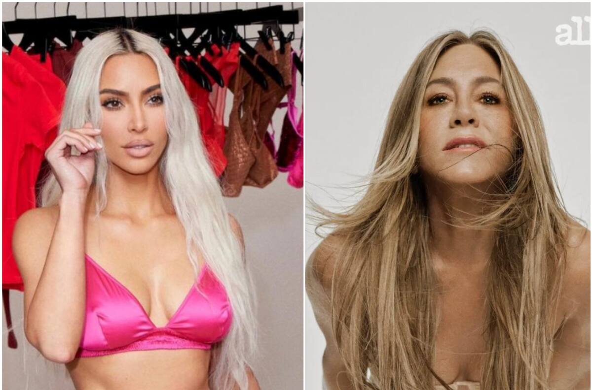 Acusan a Jennifer Aniston de copiarle a Kim Kardashian el polémico look de la portada de revista