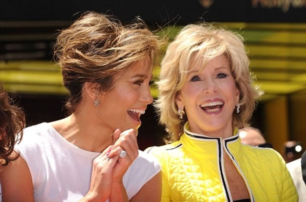 Jennifer Lopez agredió físicamente a Jane Fonda y nunca se disculpó por su actitud