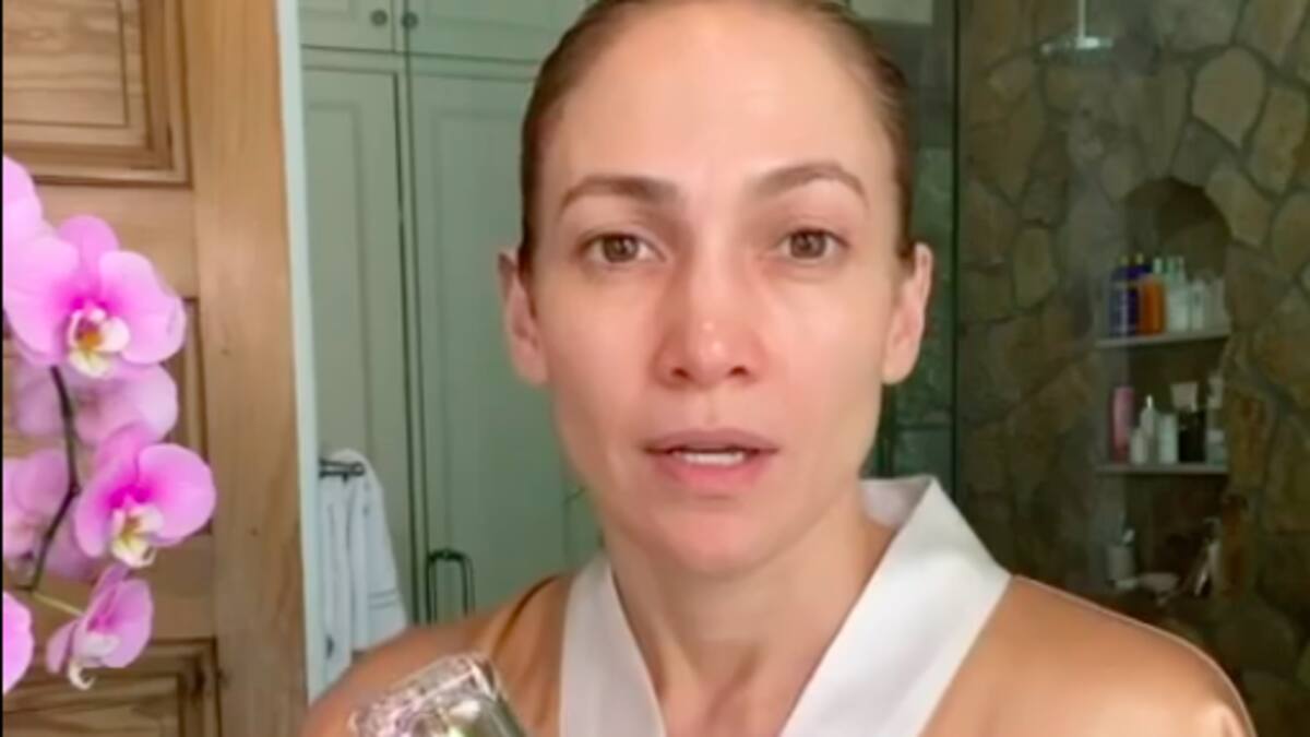 JLo comparte video sin filtros ni maquillaje y preocupa su apariencia cansada y ojerosa