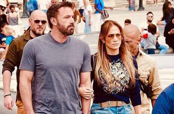 JLo y Ben Affleck retoman sus planes familiares y pasean con sus hijos en París
