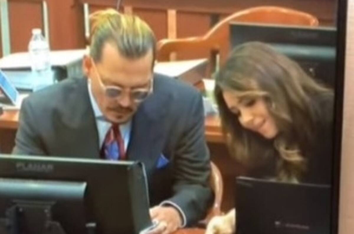 Johnny Depp habría encontrado el amor en la Corte donde se lleva a cabo el juicio por difamación