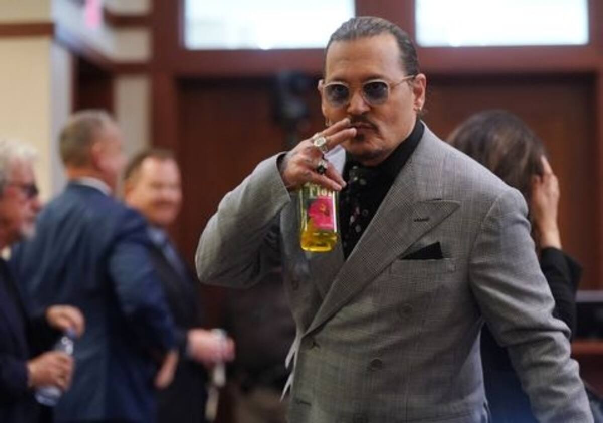 Johnny Depp y el gesto que se ha hecho viral - Créditos: Instagram