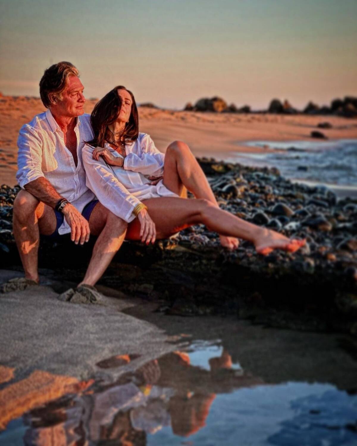 Juan Soler y Paulina Mercado planean mantener su romance por muchos años más - Créditos: Instagram