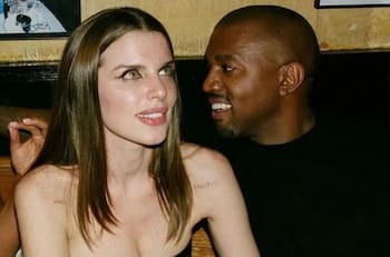 Julia Fox defiende a Kanye West y asegura que el rapero es inofensivo