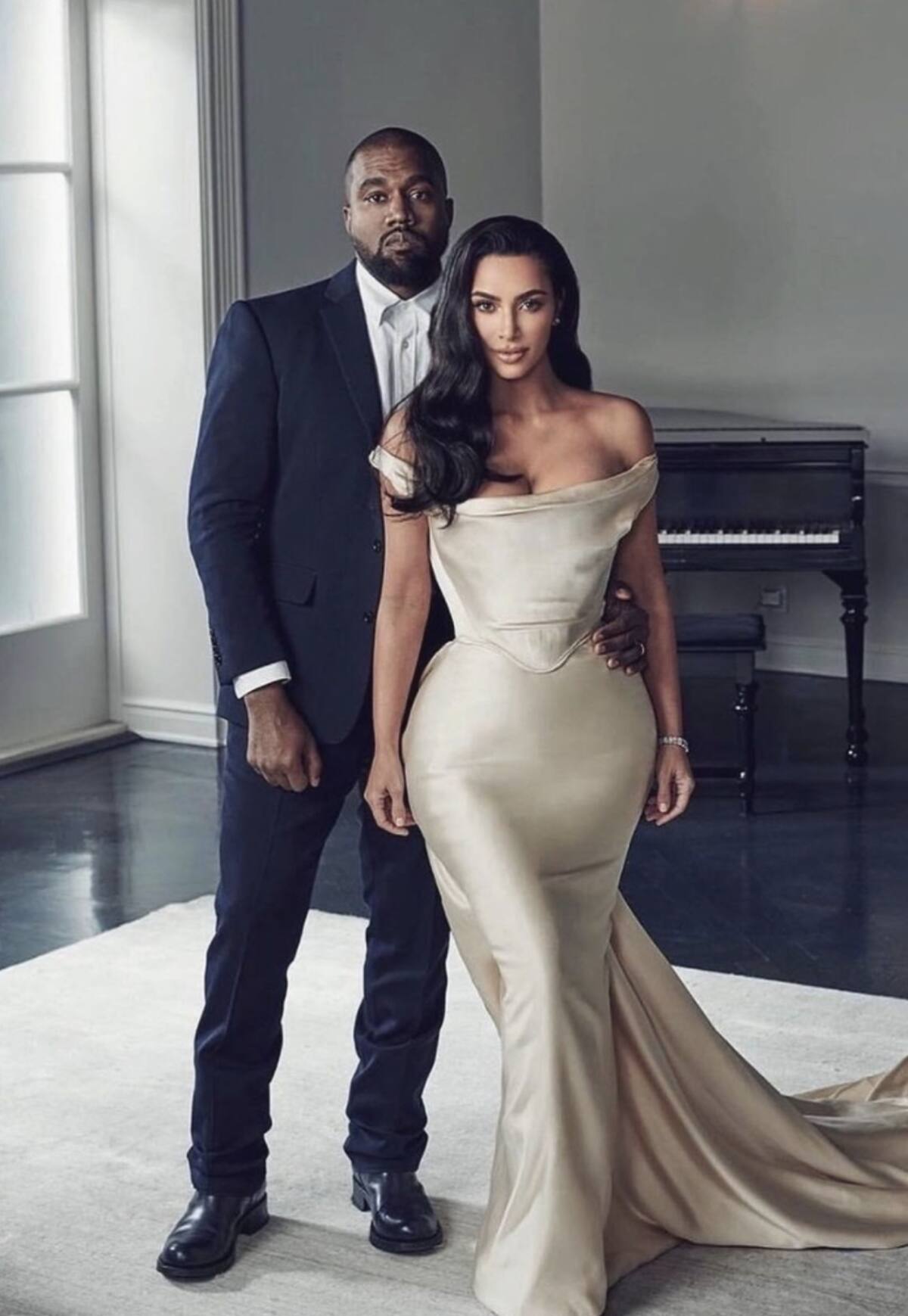 Kanye se niega a separarse de Kim Kardashian - Créditos: Instagram @kimkardashian