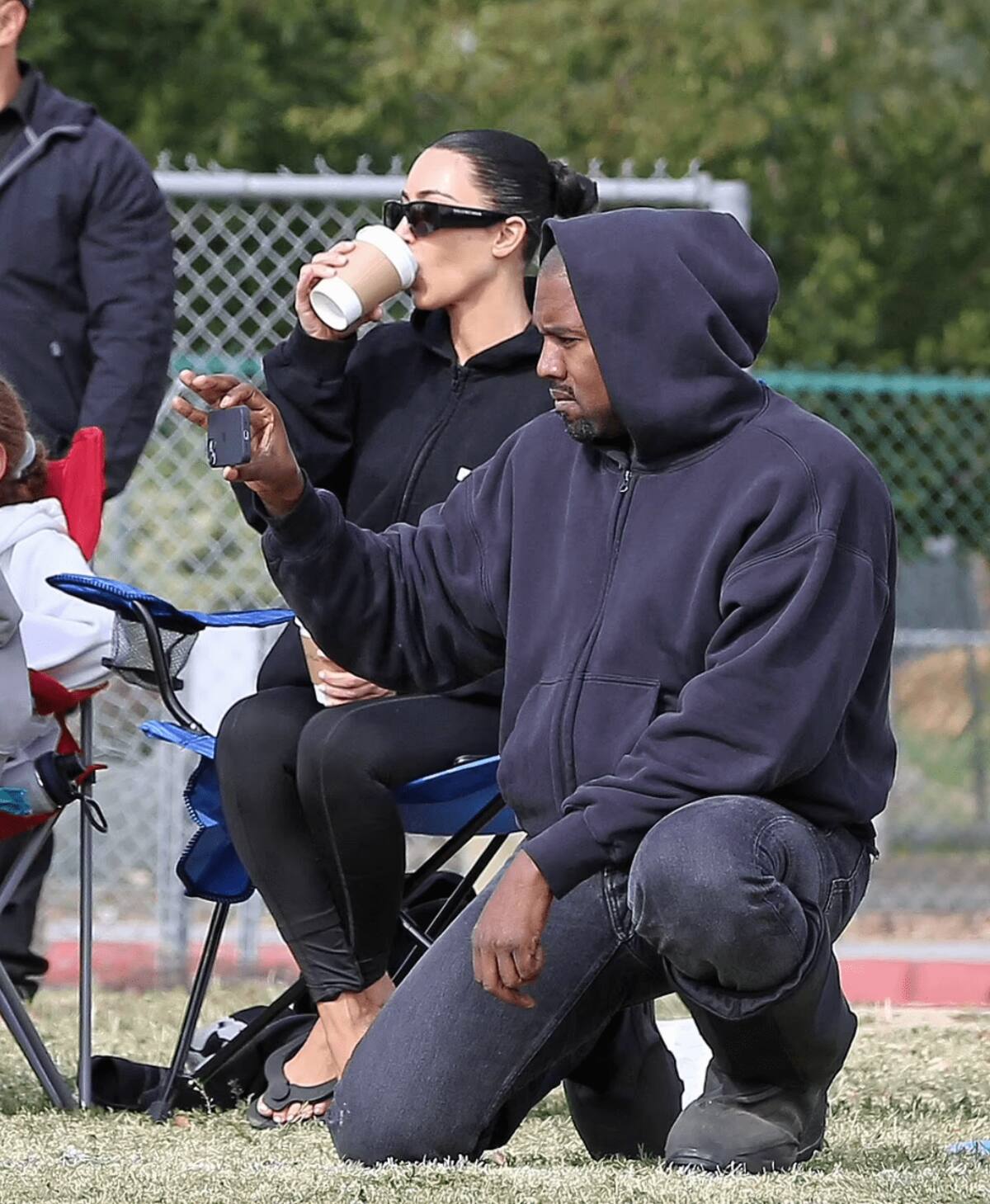 Kanye West y Kim Kardashian estuvieron juntos el fin de semana - Créditos: Daily Mail