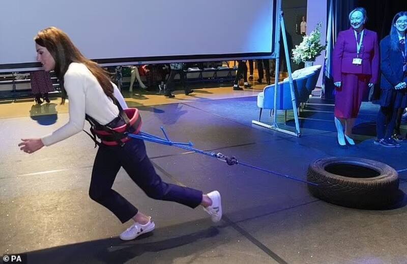 Kate Middleton demostró su fuerza - Créditos: Twitter