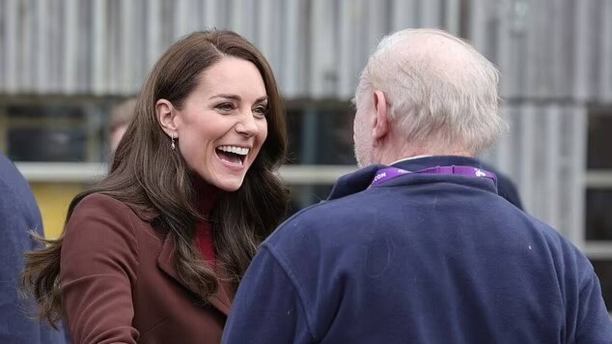 Kate Middleton abraza tiernamente a un importante mentor a quien se encontró después de 20 años