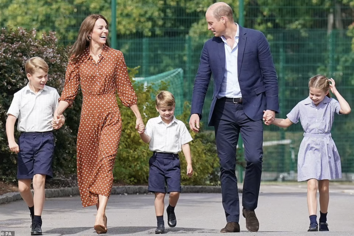 Kate Middleton y el príncipe William llevan a sus hijos a una nueva escuela - Créditos: Instagram
