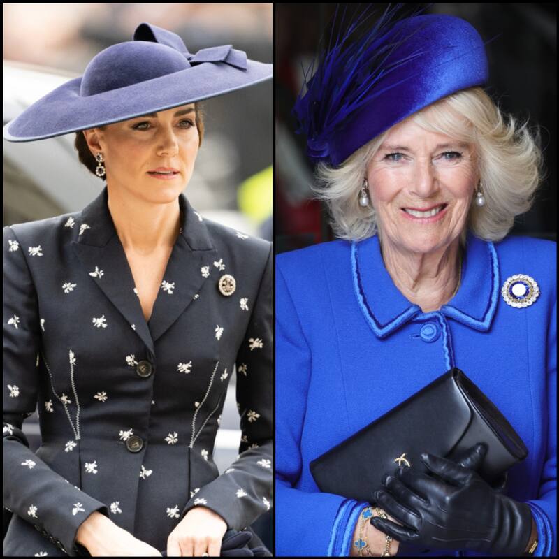 Kate Middleton y la reina Camila se enfrentan en un reñido duelo de estilo con joyas históricas - Créditos: Especial
