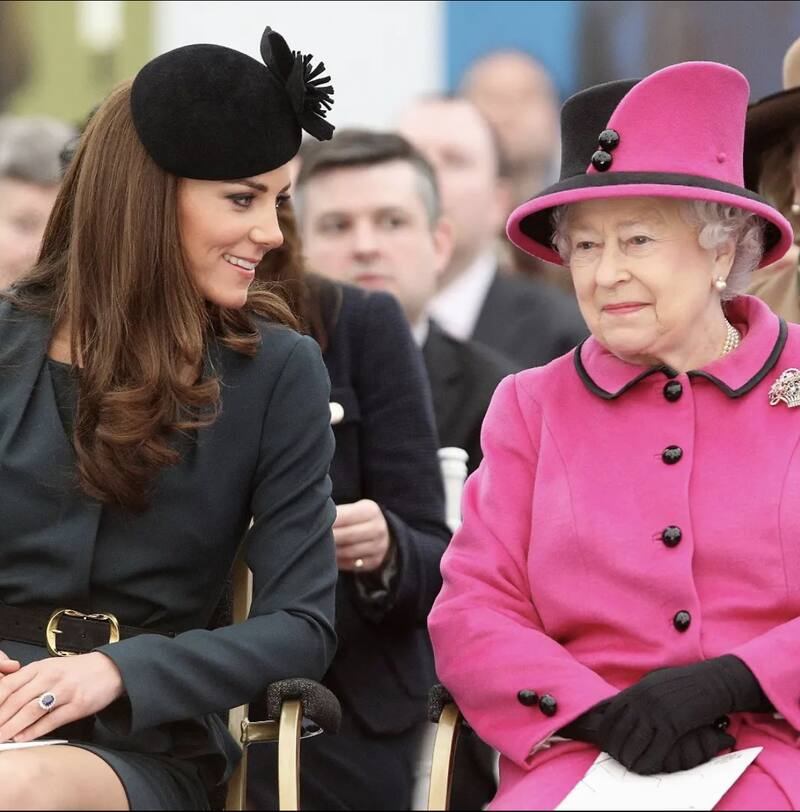 Kate Middleton y la reina Isabel II se hicieron cercanas poco antes del matrimonio de los actuales príncipes de Gales - Créditos: Instagram