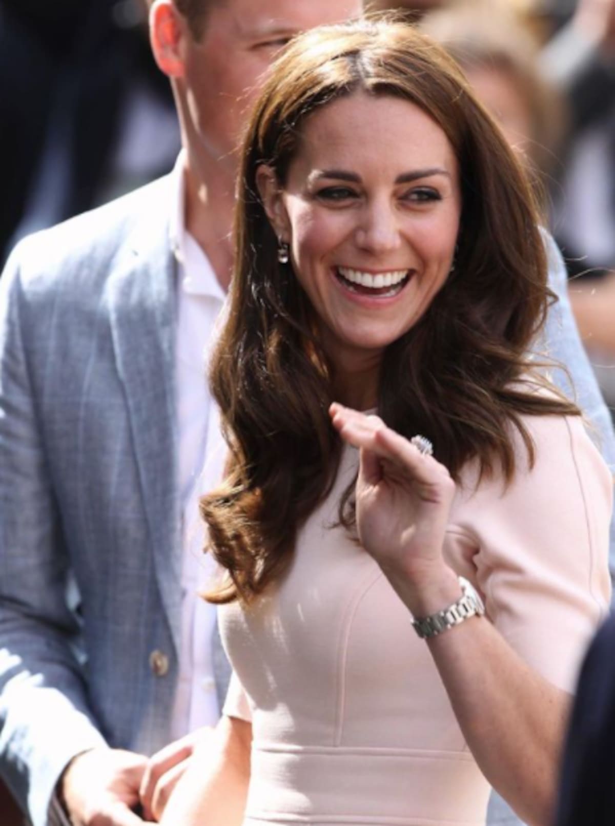 Kate Midleton así luce su vestido rosa por el Caribe - Créditos: Instagram