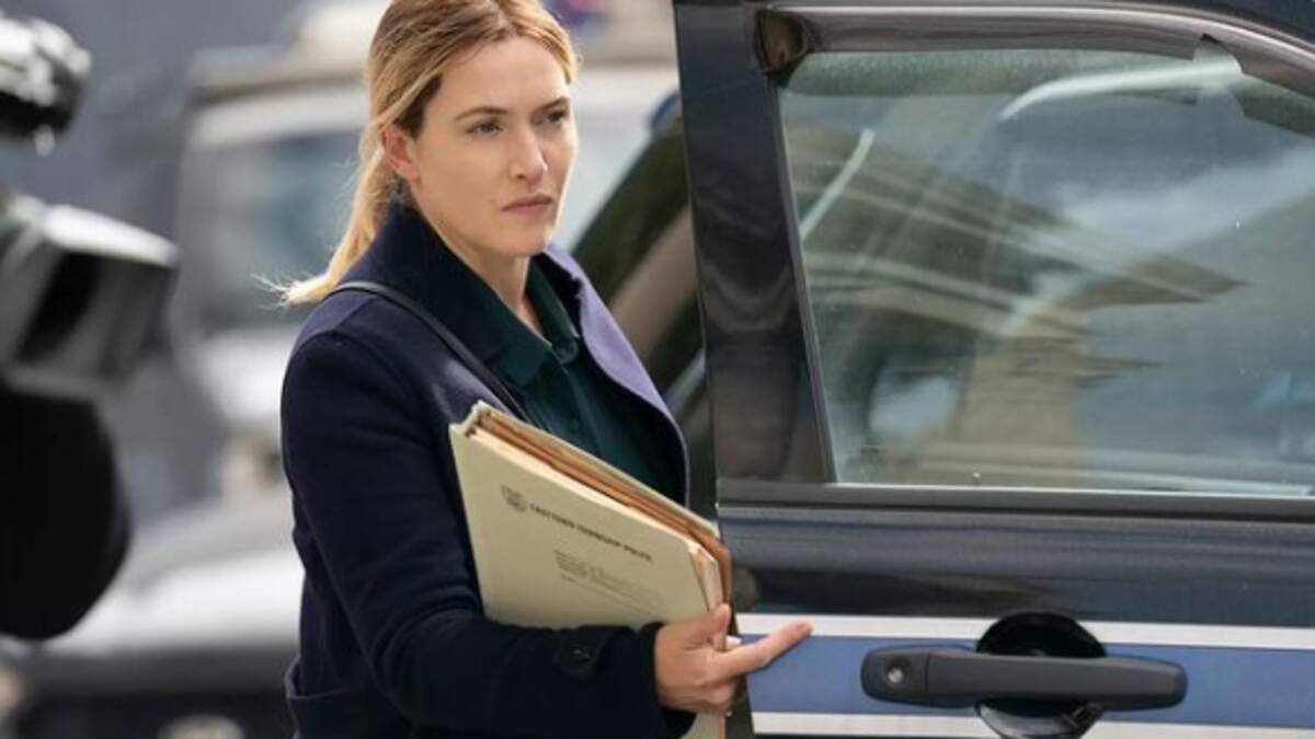 Kate Winslet regresó al set de su película y así luce luego de la lesión que tuvo en su pierna