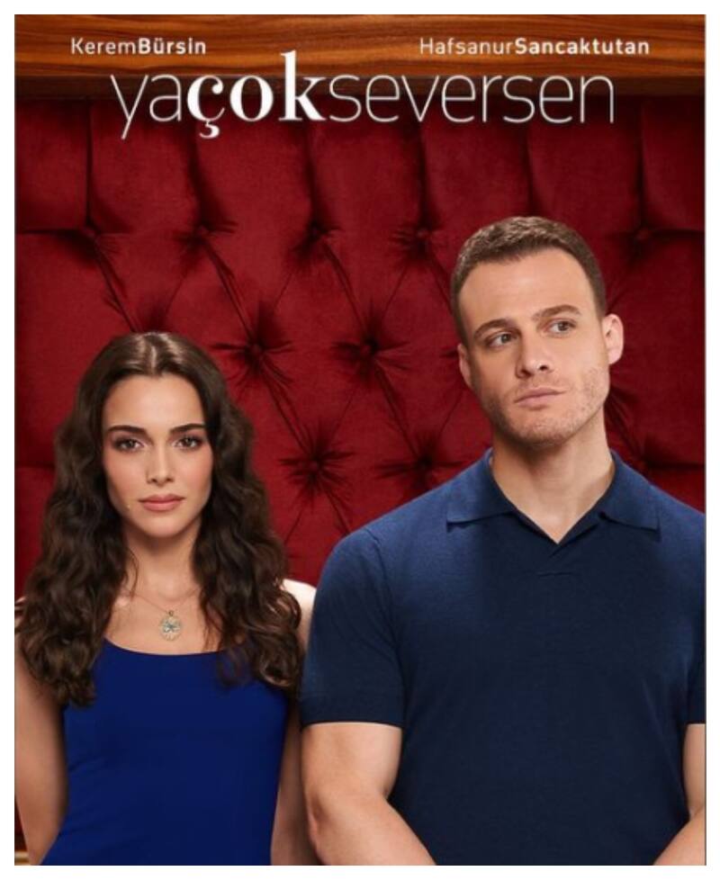 La pareja protagonista de Ya Çok Seversen (Te amo mucho), la nueva serie del admirado actor que se estrena el 6 de julio en Turquía.