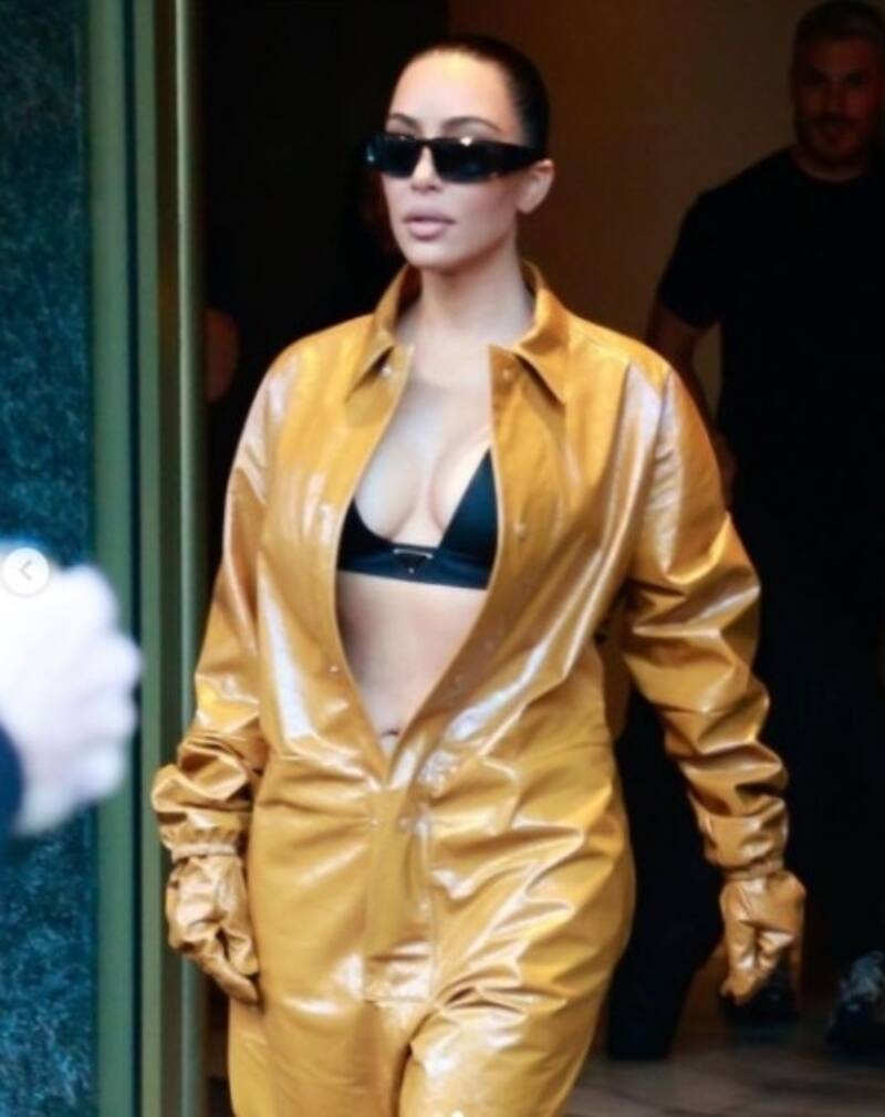 Kim Kardashian asiste a la semana de la moda en Milán - Créditos: Instagram