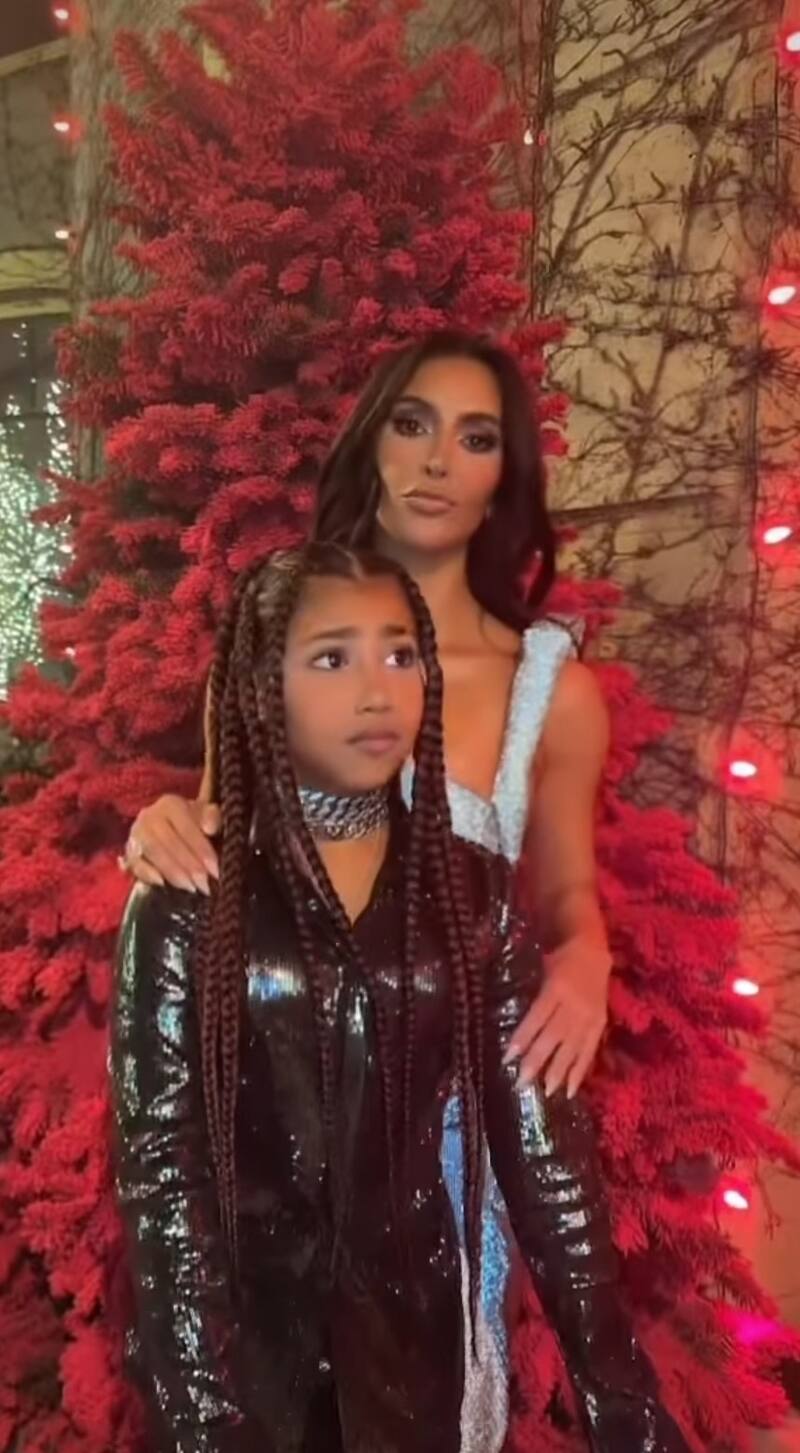 Kim Kardashian expone el talento de North West para la música. - Créditos: Instagram