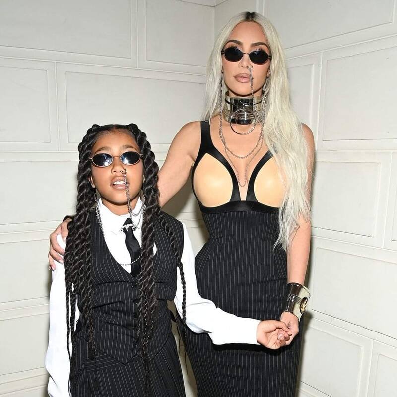 Kim Kardashian fue al juego de su hija North La empresaria ingonró a Ye - Créditos: Twitter