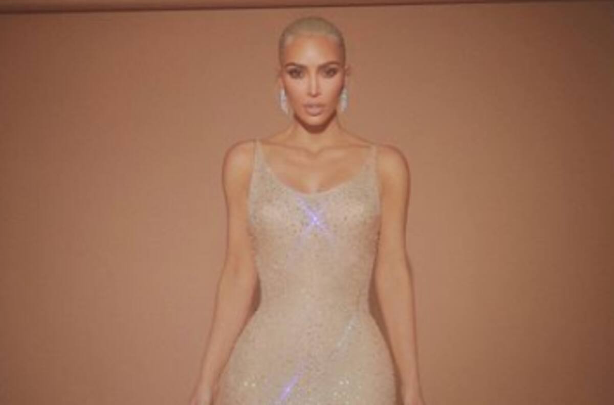 Salen a la luz fotos de los daños irreversibles del vestido de Marilyn Monroe que usó Kim Kardashian