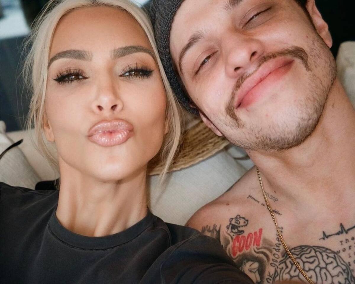 Kim Kardashian y Pete Davidson comparten nuevas fotografías juntos y le llueven las críticas - Créditos: Instagram
