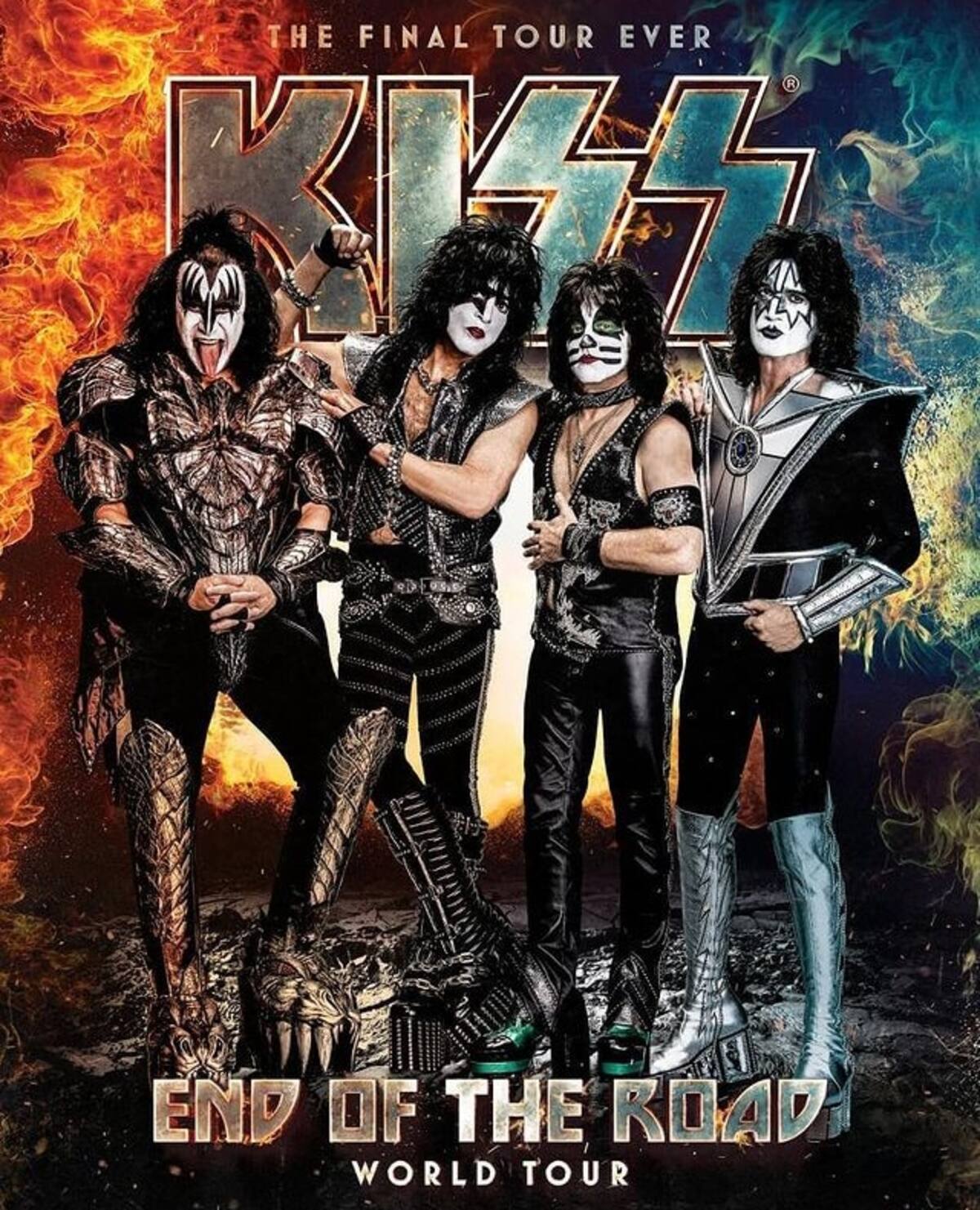 Kiss La banda tuvo que posponer nuevamente su tour de despedida. - Créditos: Instagram @kissonline