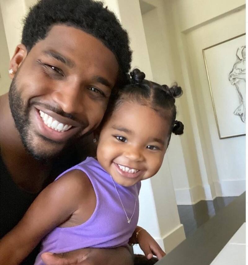 Kourtney dejó a la pequeña True a cargo de su papá - Créditos: Instagram