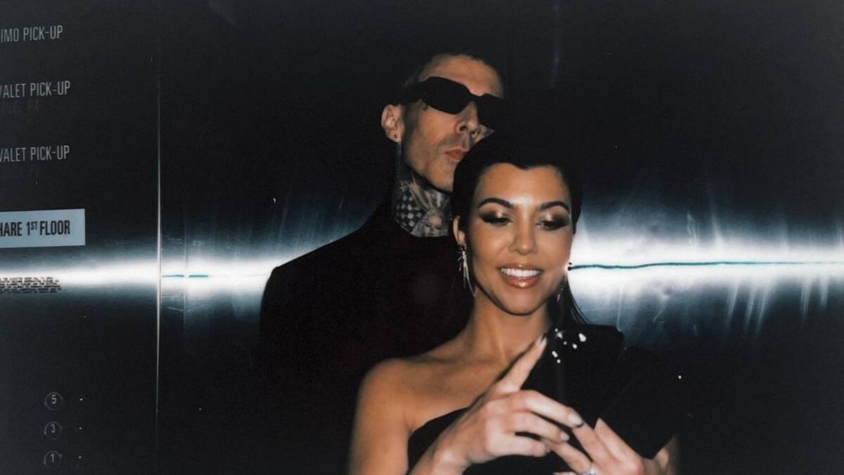 Kourtney Kardashian se convirtió en la protagonista insospechada del regreso de Blink-182