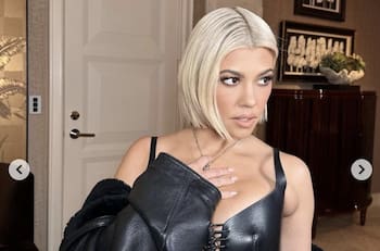 Kourtney Kardashian realiza un radical cambio de apariencia